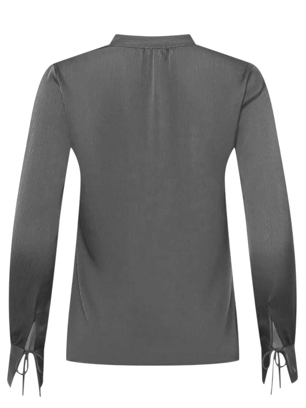 ANNE KLEIN - XS Women’s White Tie-Neck Long Sleeve Top - Picture 3 of 5